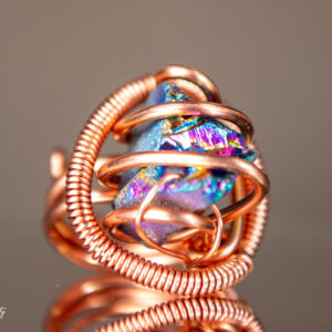 Druzy Aura Quartz Ring (Multi-Color)