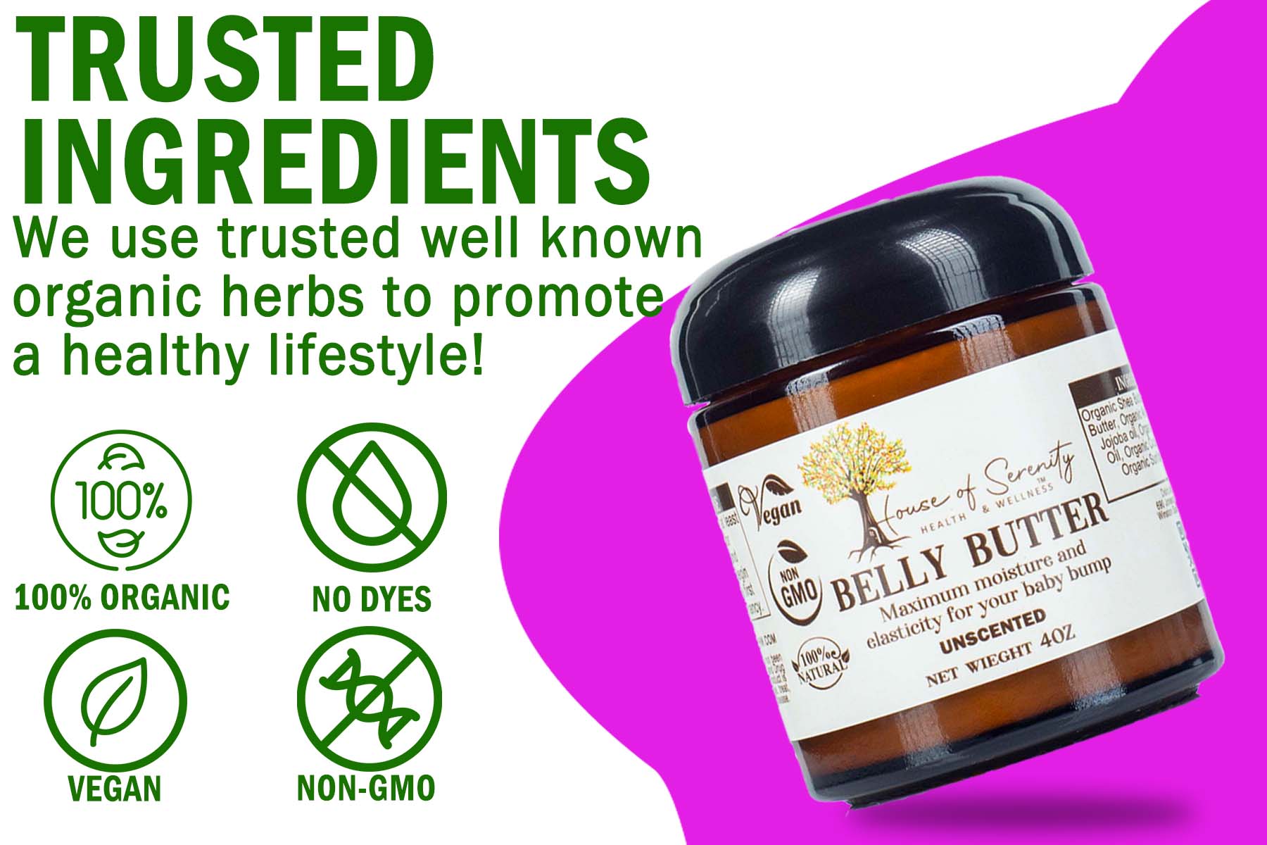 Belly Butter Graphic.