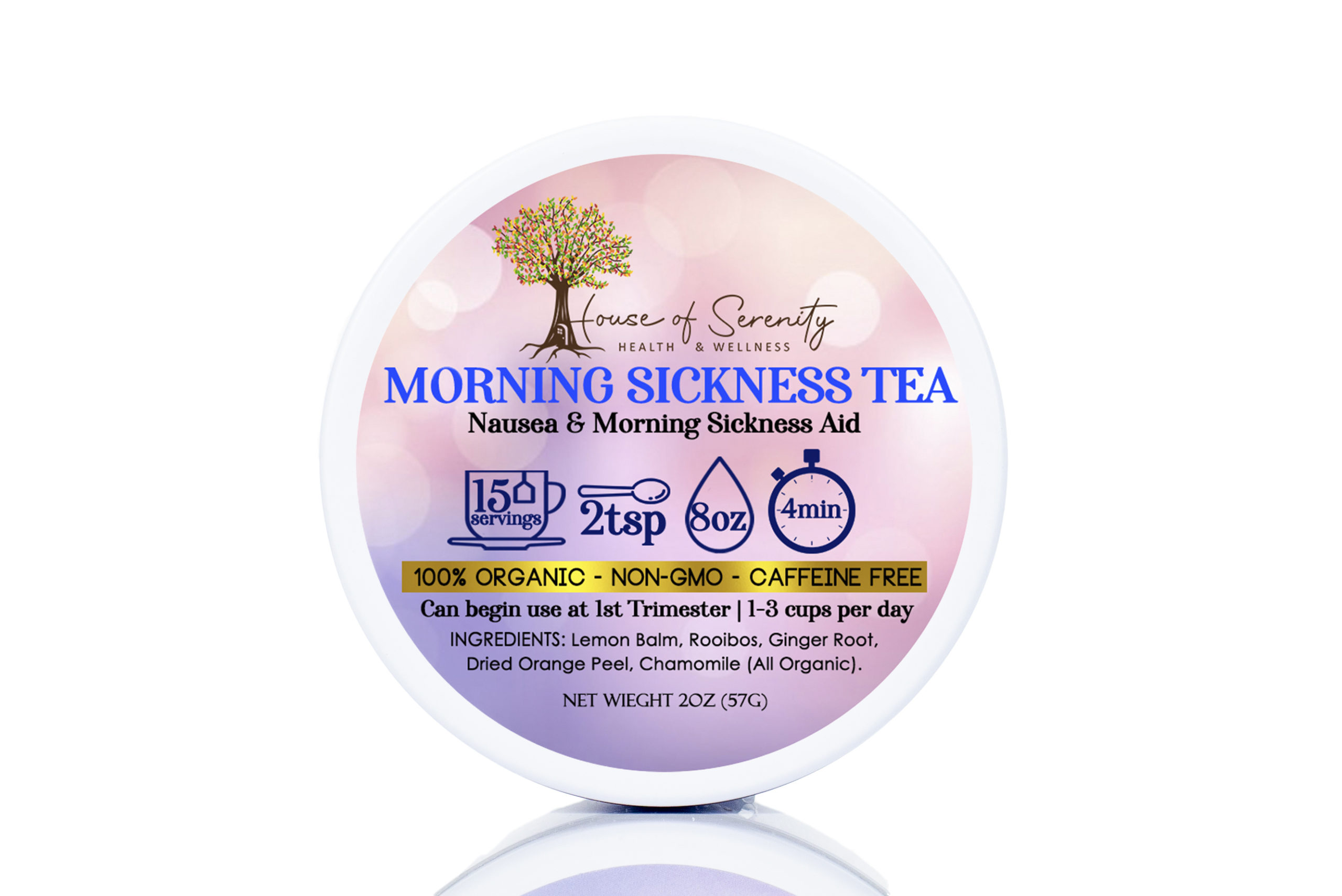 Morning Sickness Tea by House of Serenity Health & Serenity