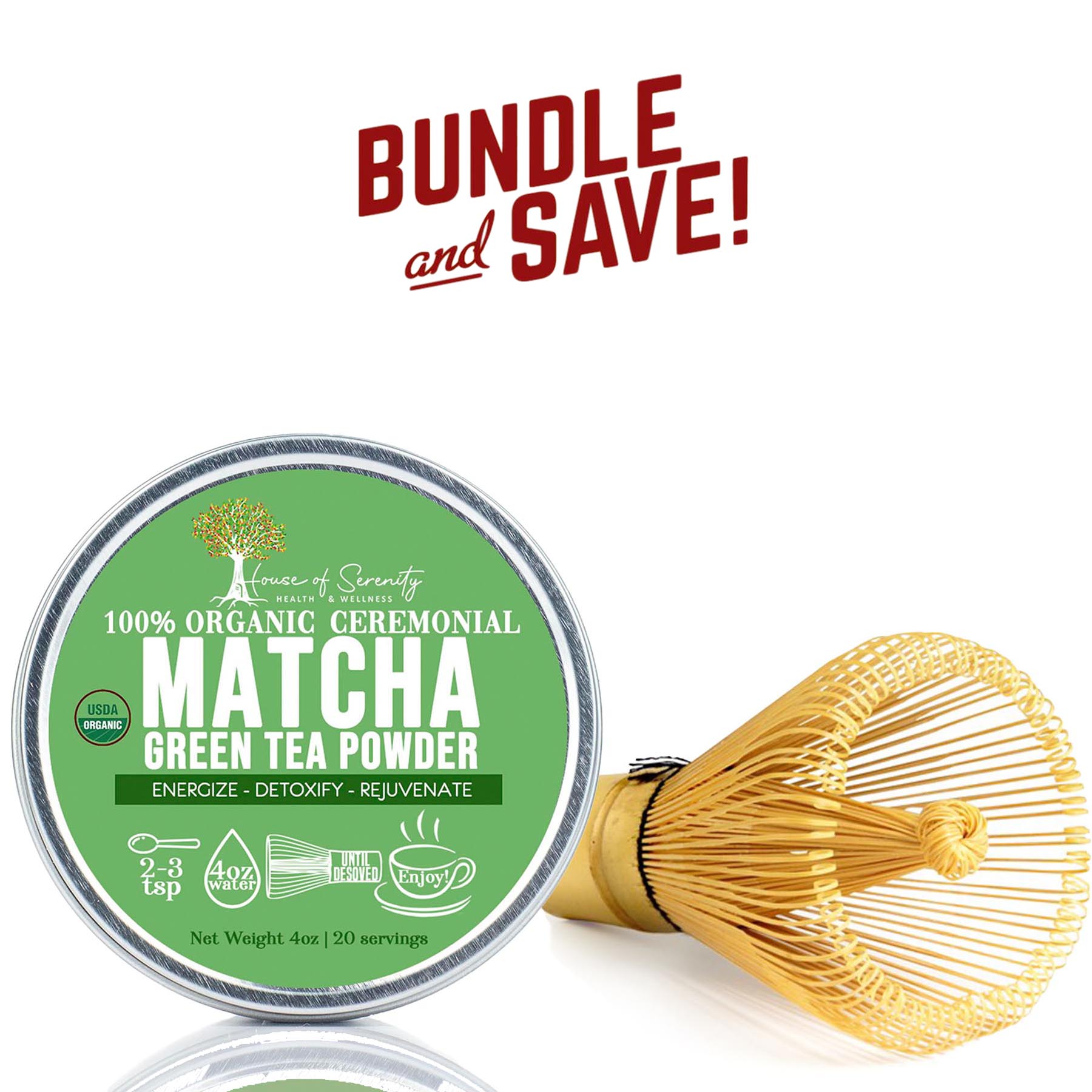 Matcha Bundle by House of Serenity Health and Wellness