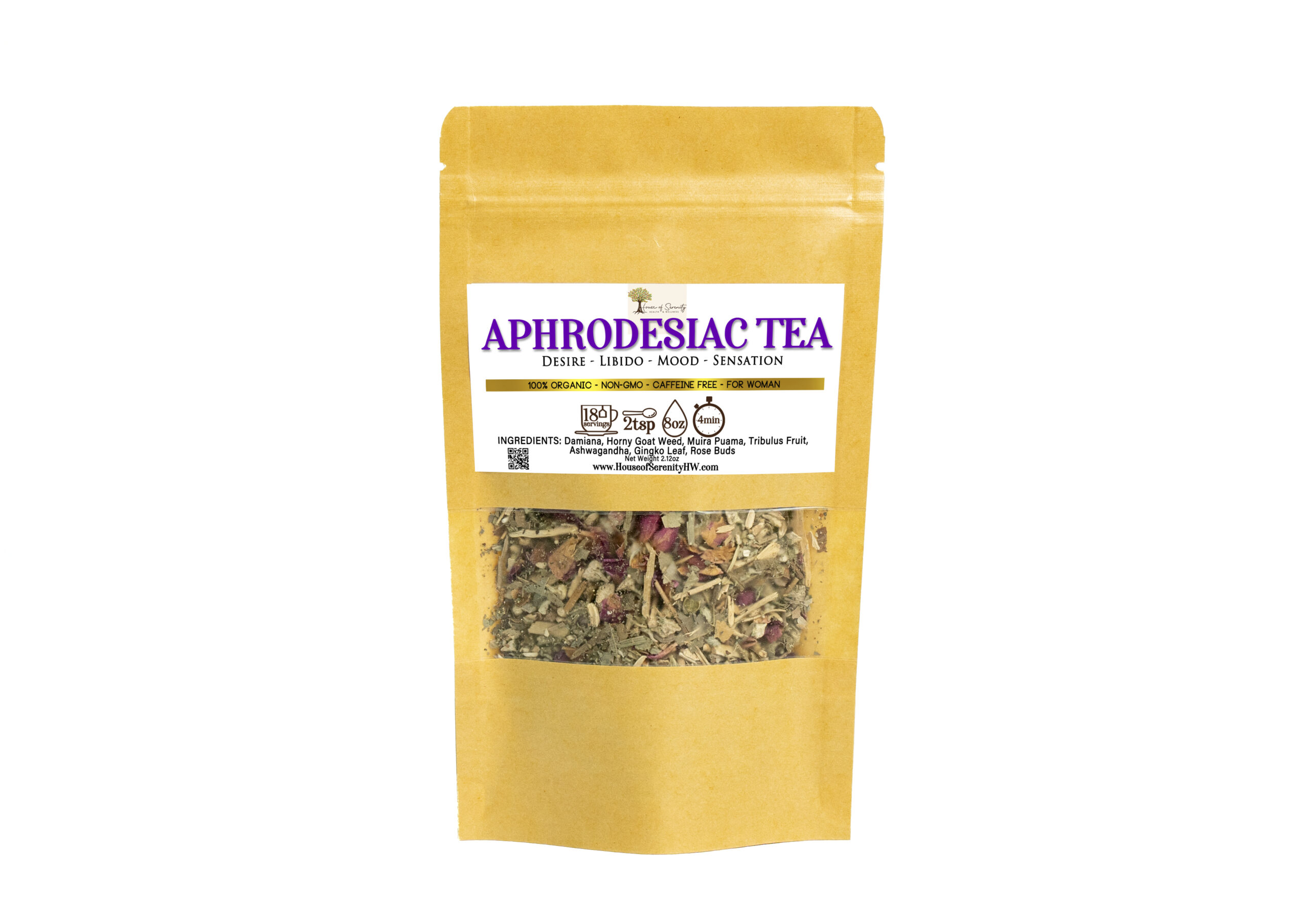 Aphrodisiac Tea by House of Serenity Health and Wellness