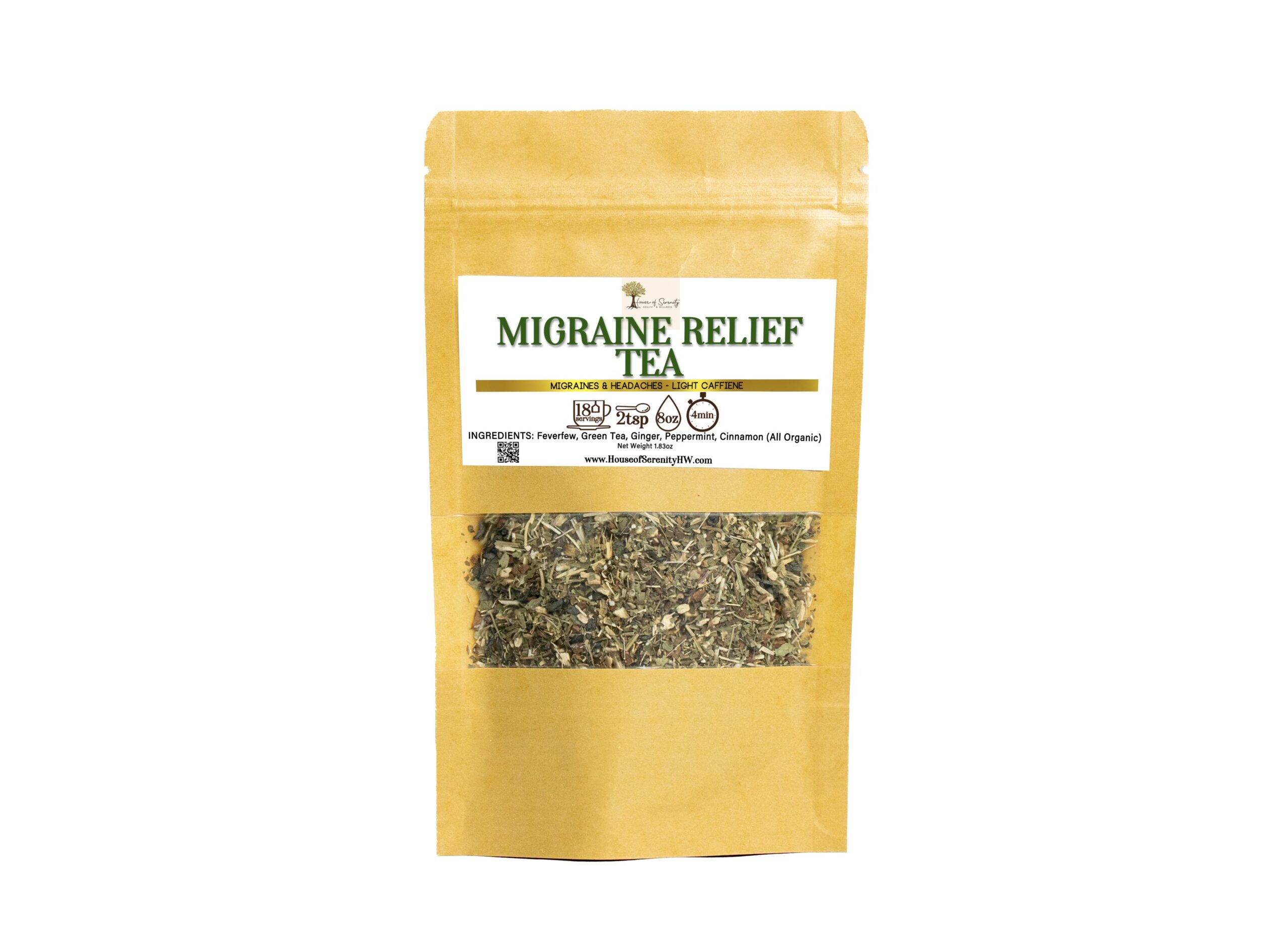 Migraine Relief Tea by House of Serenity Health and Wellness