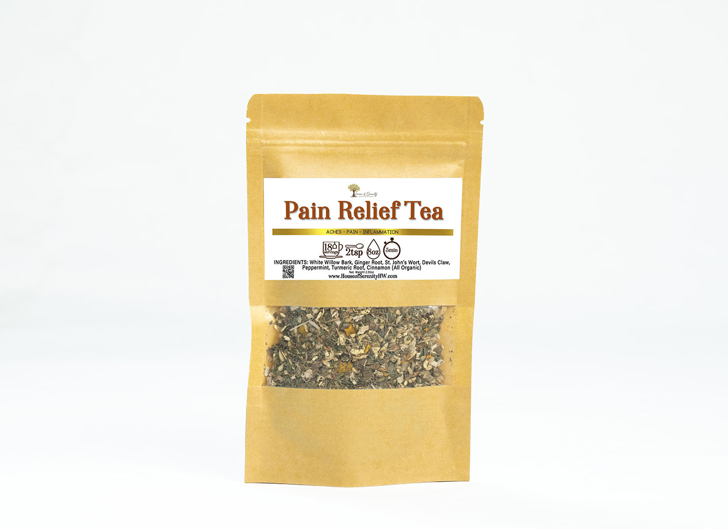 Pain Relief Tea by House of Serenity Health and Wellness