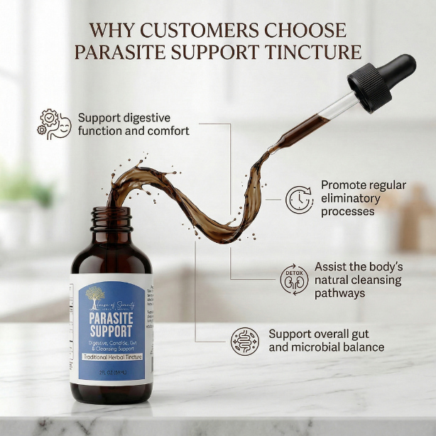 Parasite Support why customers choose by House of Serenity Health Wellness 1 1 Parasite Tincture + Binder Bundle - Image 2